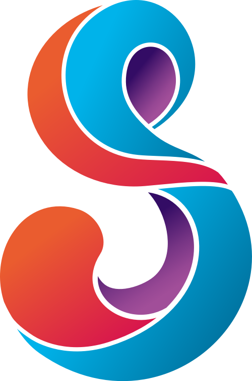 創(chuàng)意S字母矢量圖標元素 logo png