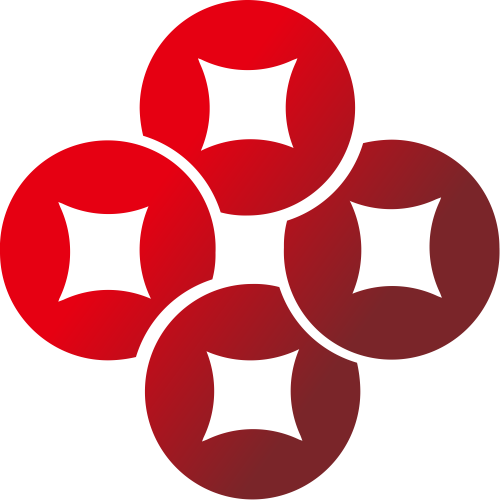 紅色錢幣矢量logo圖標(biāo) logo png