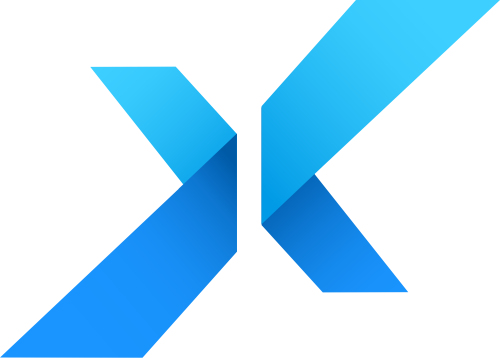 藍(lán)色字母X矢量logo logo png