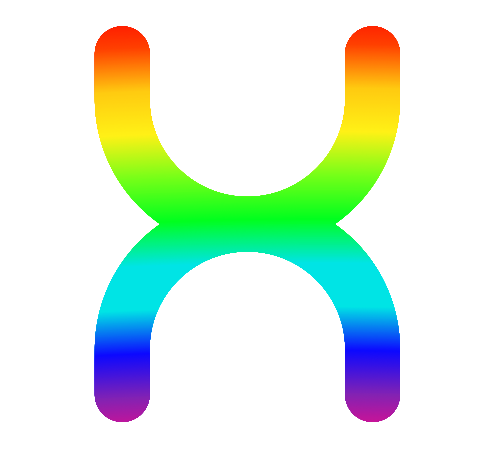 彩色字母X矢量logo圖標(biāo) logo png