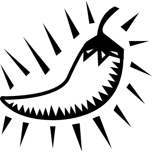 抽象辣椒火熱圖標素材 logo png