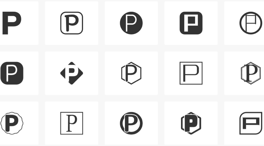 P字母圖標(biāo)logo如何免費一鍵生成？