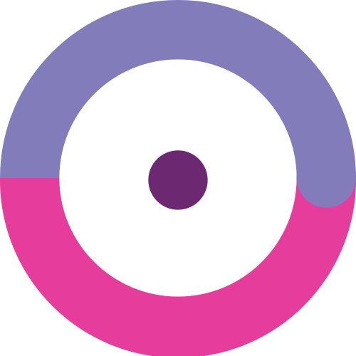 字母O雙色logo設計素材 logo png