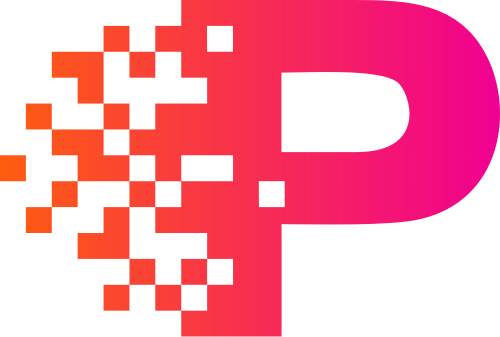 數(shù)碼科技互聯(lián)網字母P圖標素材矢量logo logo png