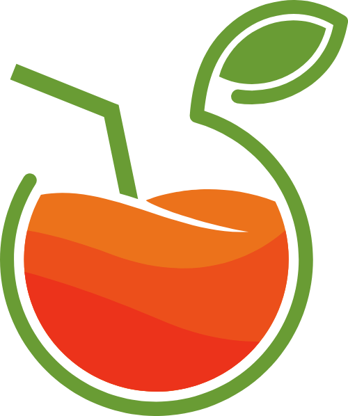 蘋(píng)果創(chuàng)意果汁矢量logo logo png