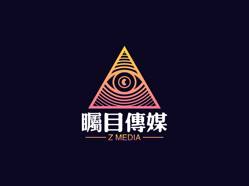 矚目傳媒LOGO設(shè)計
