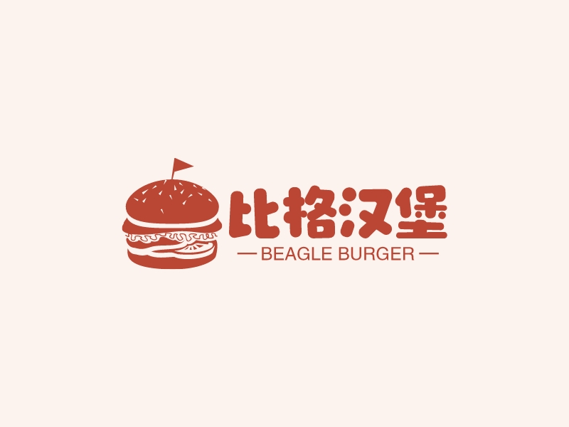 比格漢堡LOGO設計