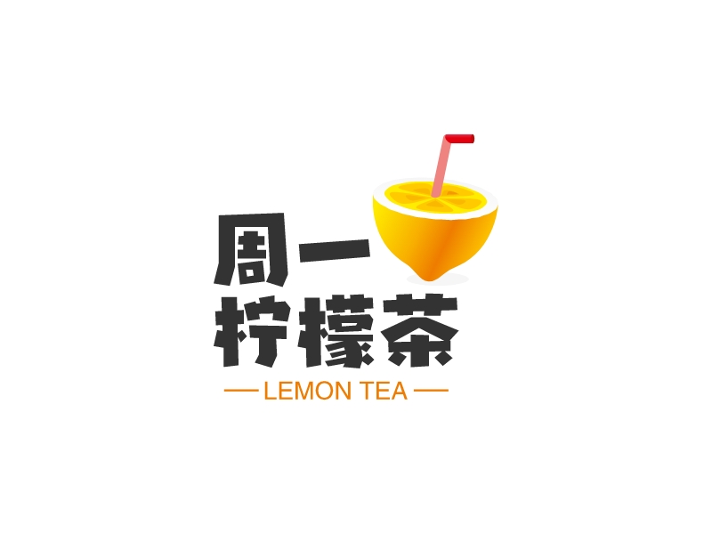 周一 檸檬茶LOGO設(shè)計