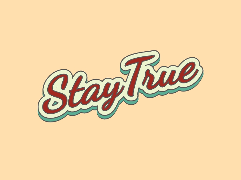 StayTrueLOGO設(shè)計(jì)